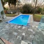 Installed Delta swimming pool shell number 6