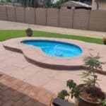 Lemnos fibreglass pool installed — Cosmo Pools