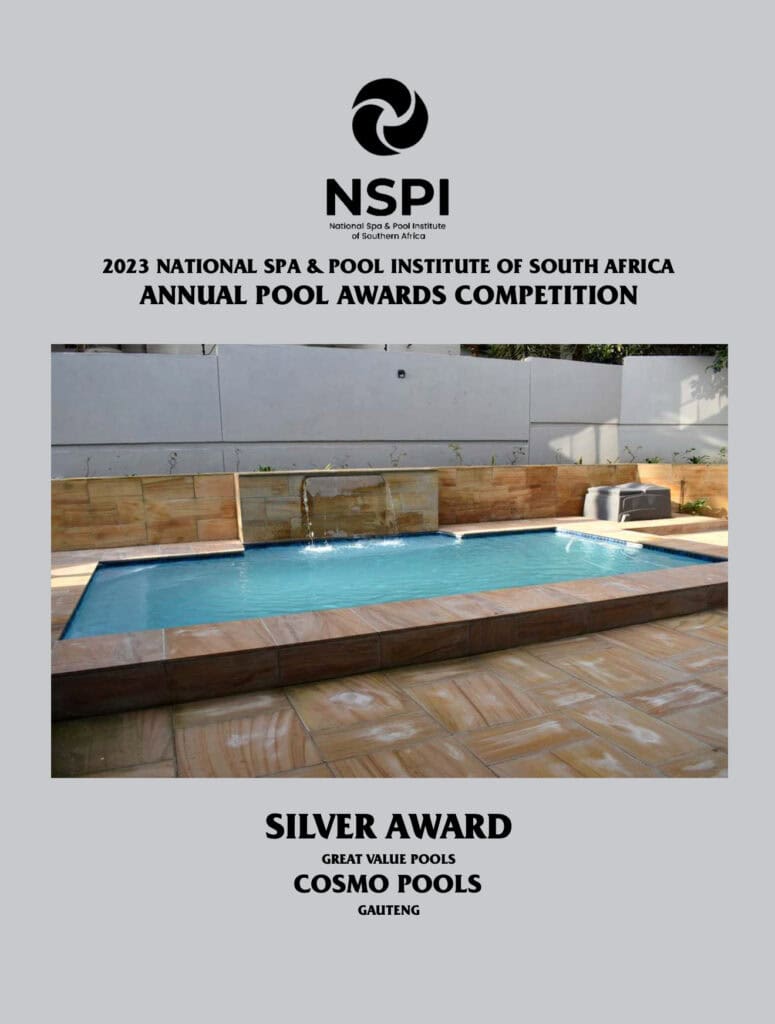 NSPI Silver Award certificate
