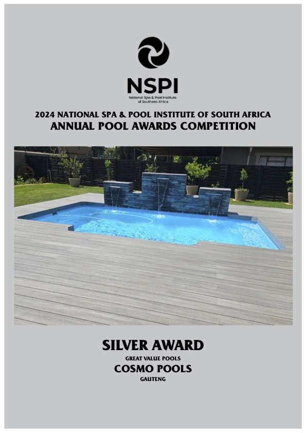 NSPI Silver Award certificate