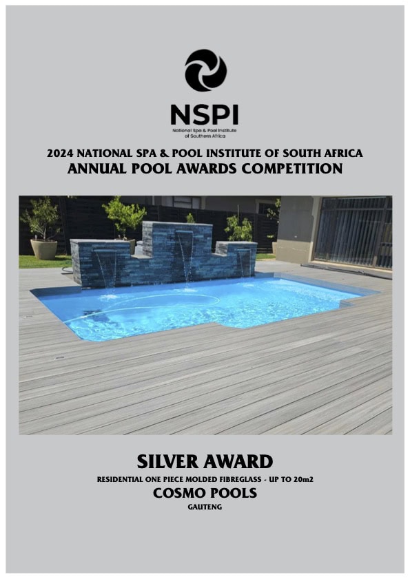 NSPI Silver Award certificate