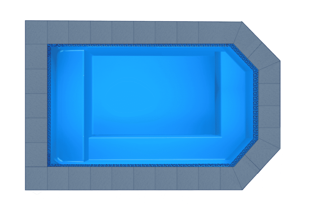 Kos fibreglass pool shell