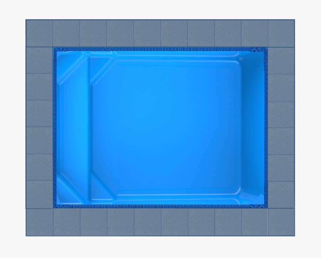 Milos fibreglass pool shell — Cosmo Pools