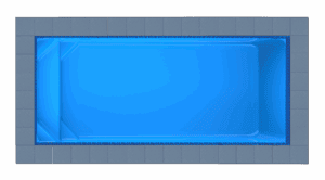 Mykonos fibreglass pool shell — Cosmo Pools