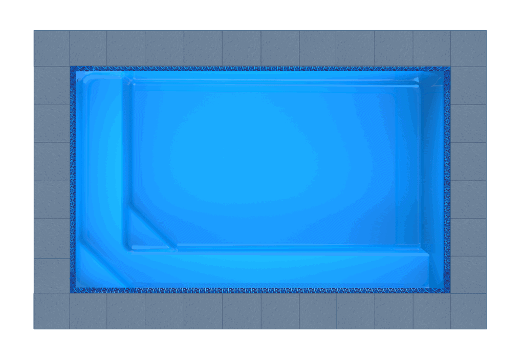 Paros fibreglass pool shell — Cosmo Pools