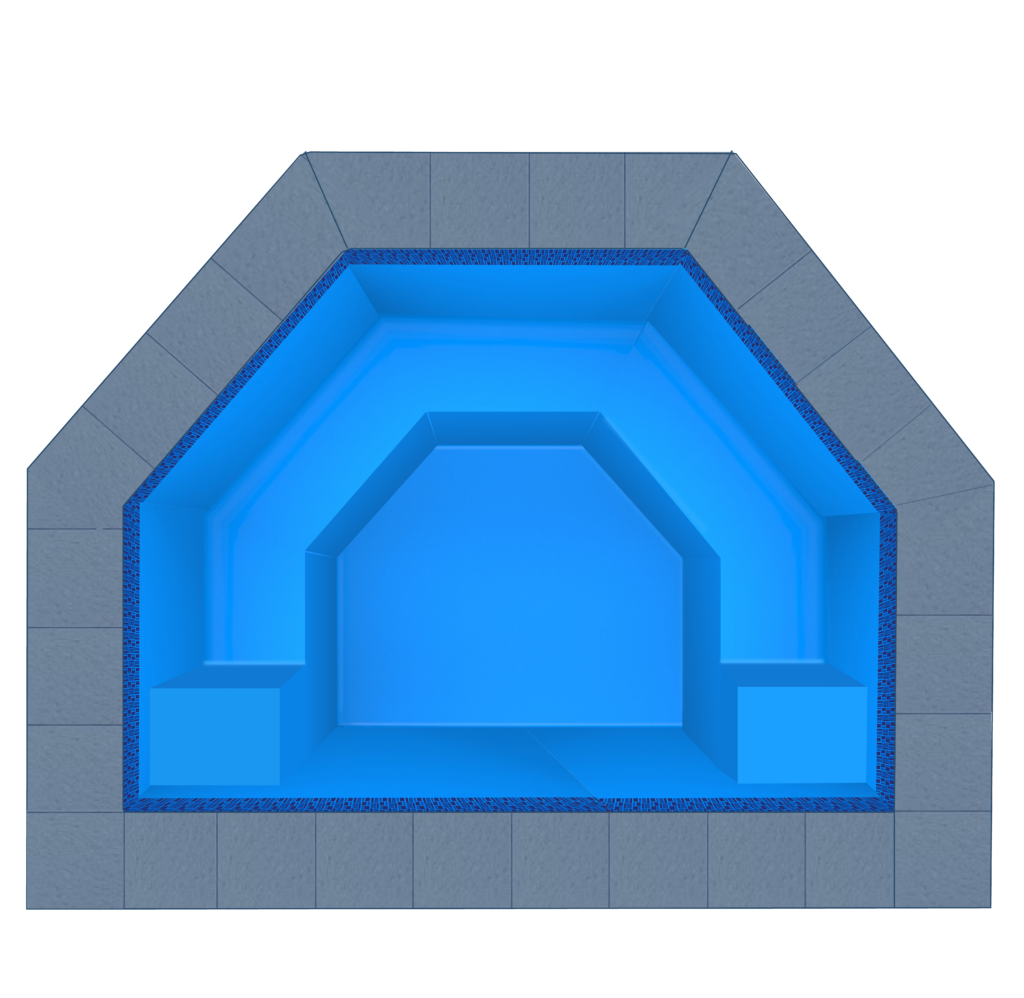 Psara fibreglass pool shell — Cosmo Pools