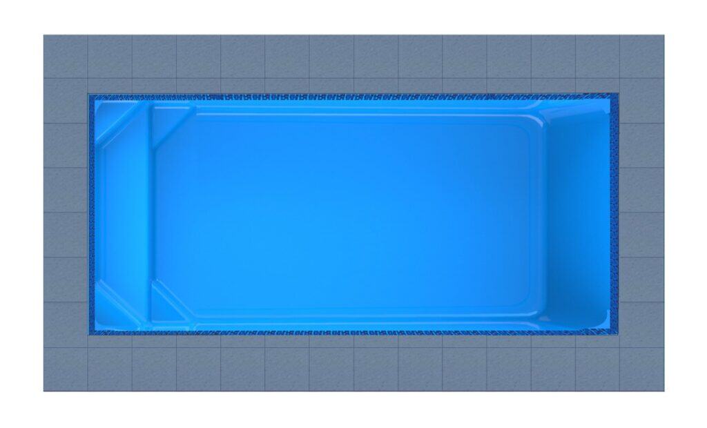 Rhodes fibreglass pool shell