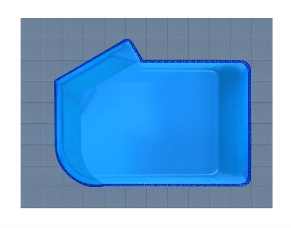 Samos fibreglass pool shell