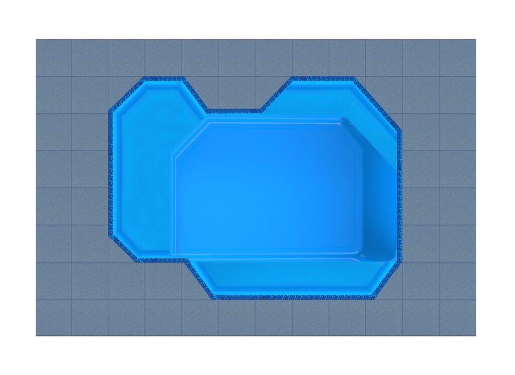 Skopelos fibreglass pool shell