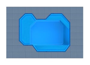 Skopelos fiberglass swimming pool