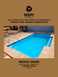 NSPI Bronze Award certificate