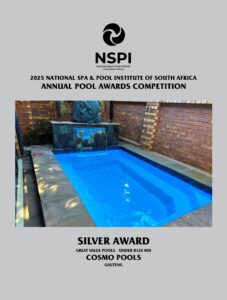NSPI Silver Award certificate