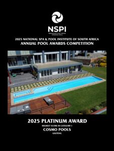 NSPI Platinum Award certificate
