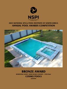NSPI Bronze Award certificate