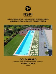 NSPI Gold Award certificate