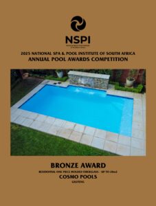 NSPI Bronze Award certificate