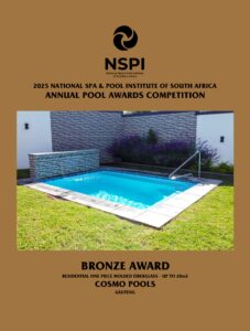 NSPI Bronze Award certificate
