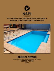 NSPI Bronze Award certificate