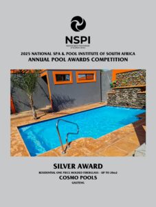 NSPI Silver Award certificate