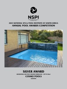 NSPI Silver Award certificate