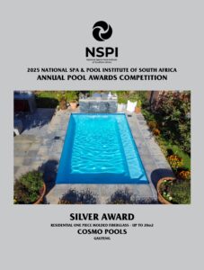 NSPI Silver Award certificate