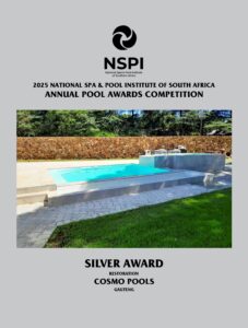 NSPI Silver Award certificate