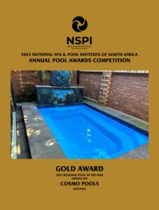 NSPI Gold Award certificate