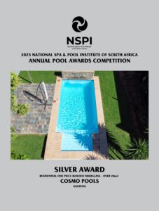 NSPI Silver Award certificate