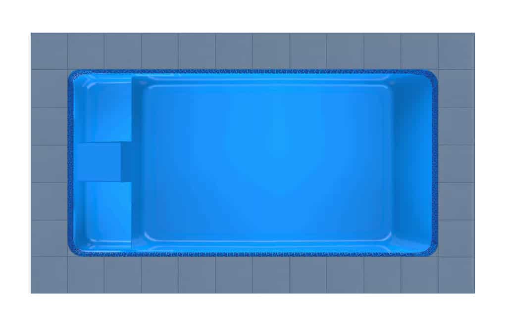 Chios fibreglass pool shell